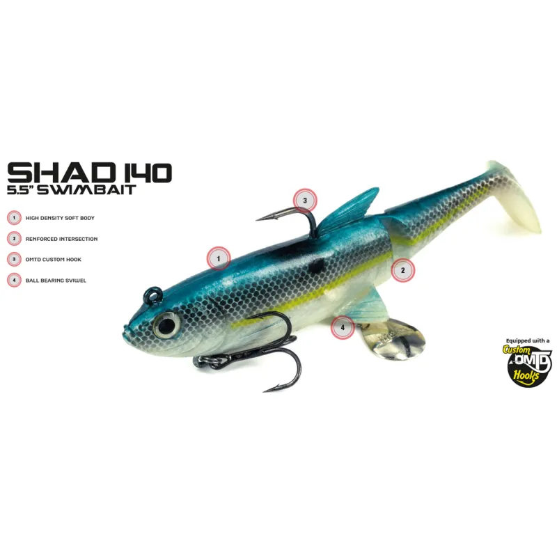 Molix Shad 140 14cm - Live Perch