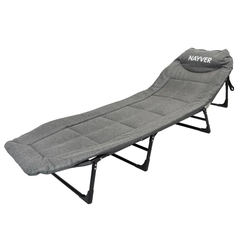 NAYVER Faltbare Campingliege 195 x 65 x 27cm