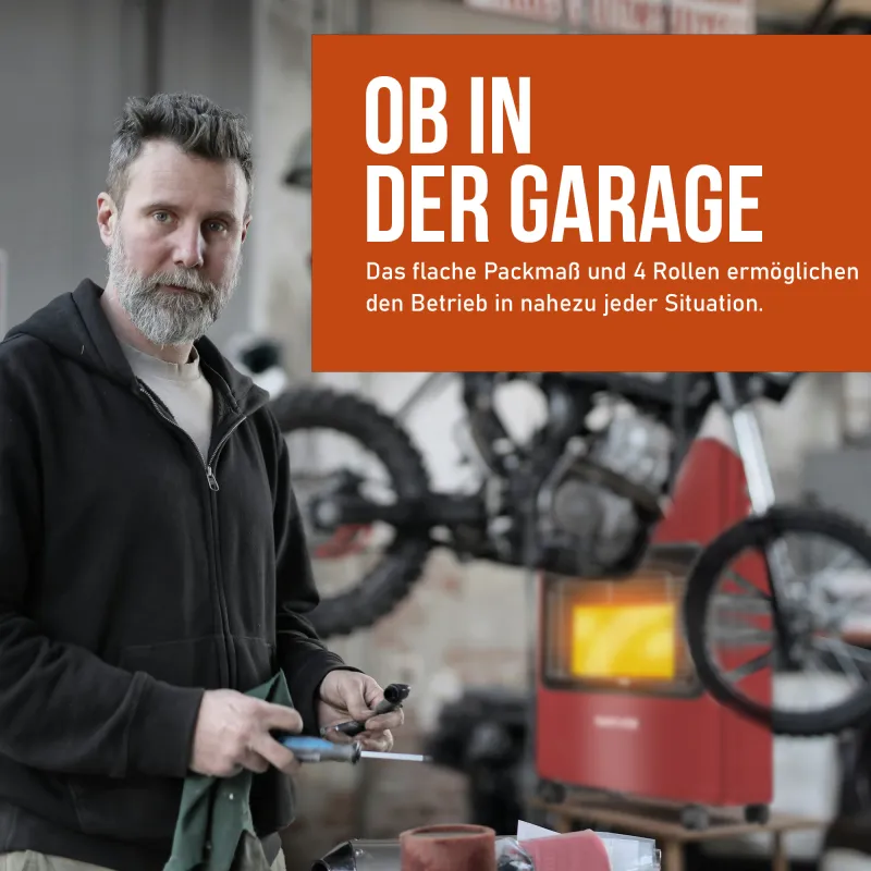 NAYVER Gasheizofen inkl. Schlauch und Druckminderer Rot