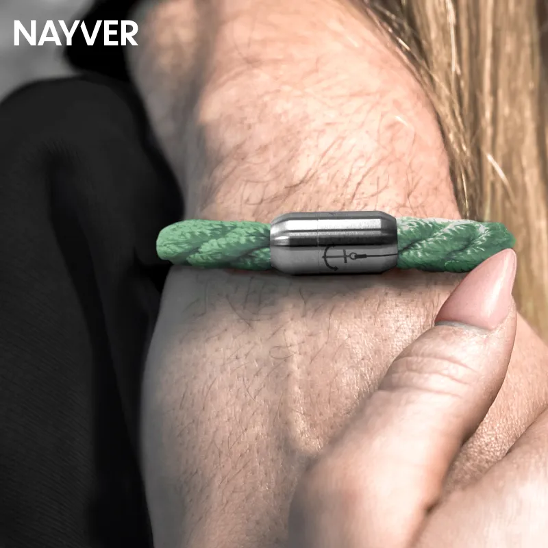 NAYVER KAPT´N Anchor Mintgrün-Silber - 18cm