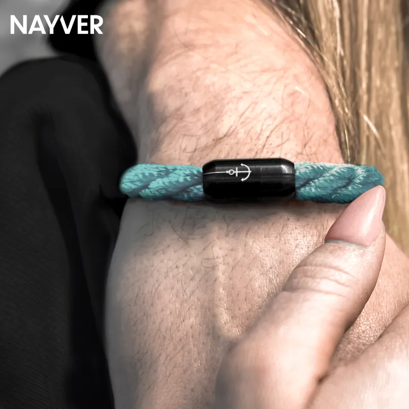 NAYVER KAPT´N Anchor mit Geschenkbox Blau-Schwarz - 16cm