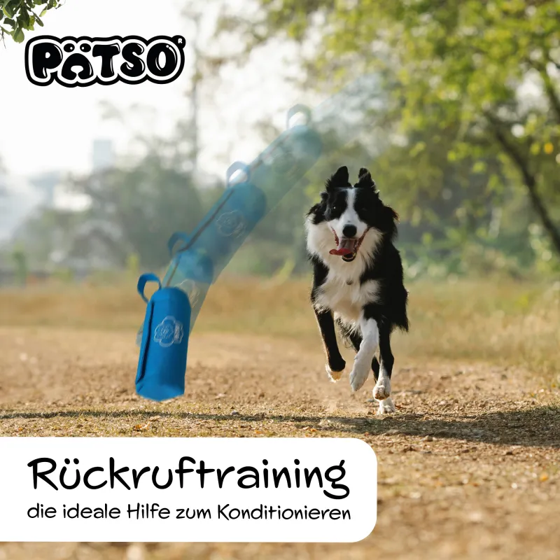 PÄTSO Futterbeutel Dummy Apportierspielzeug 18x7cm - Blau