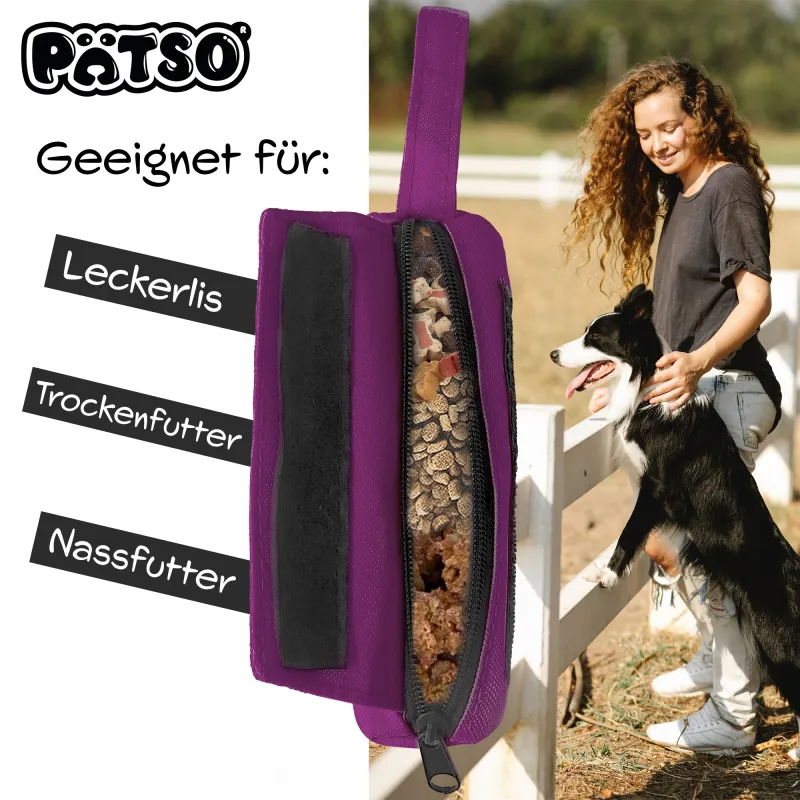 PÄTSO Futterbeutel Dummy Apportierspielzeug 18x7cm - Lila