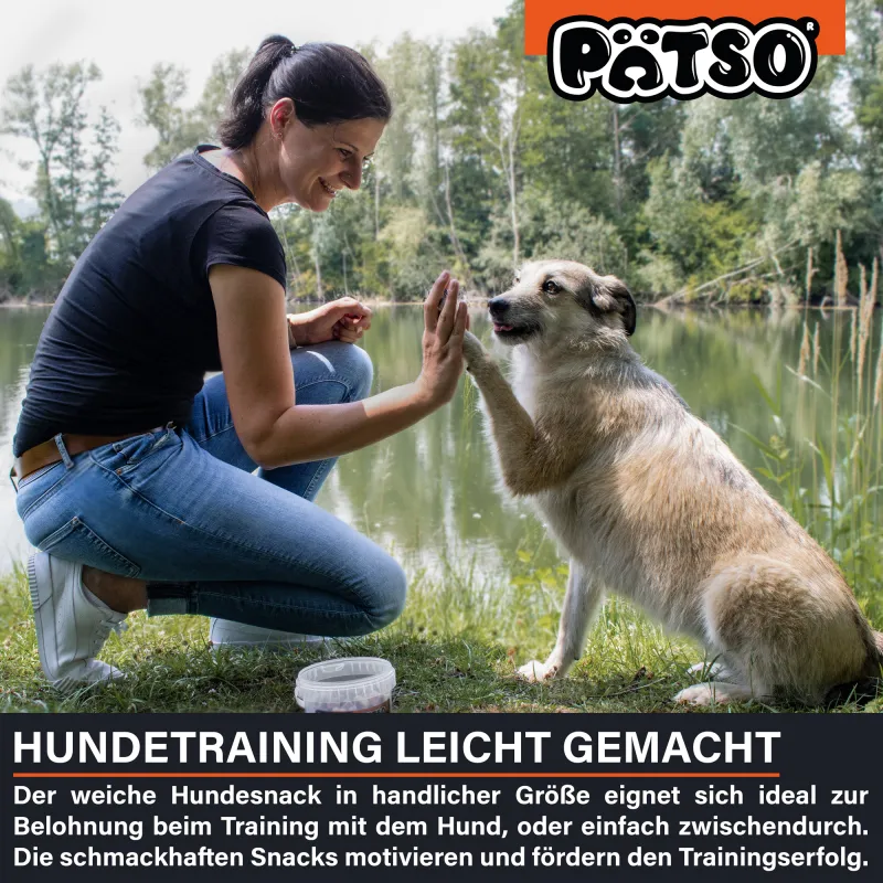 PÄTSO Hunde Snack 3er Pack 500g - Huhn - Bone Mix
