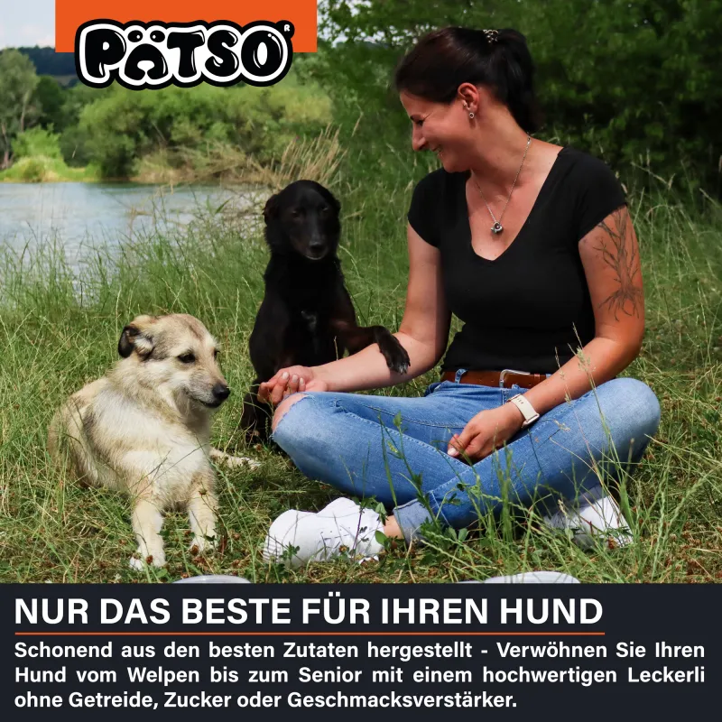 PÄTSO Hunde Snack 3er Pack 500g - Huhn - Bone Mix