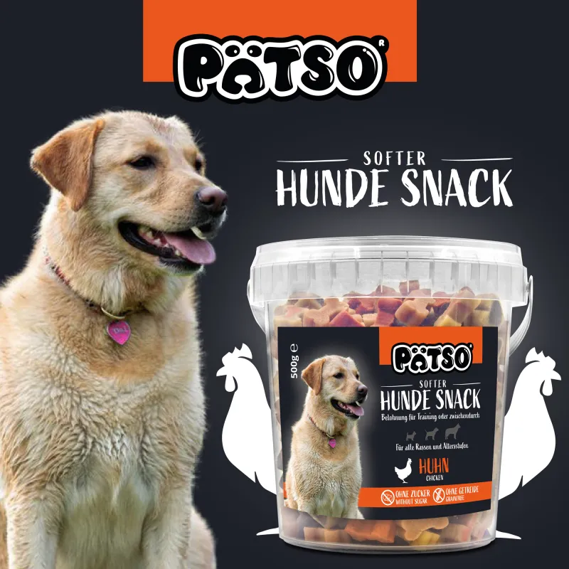 PÄTSO Hunde Snack 500g - Huhn - Bone Mix