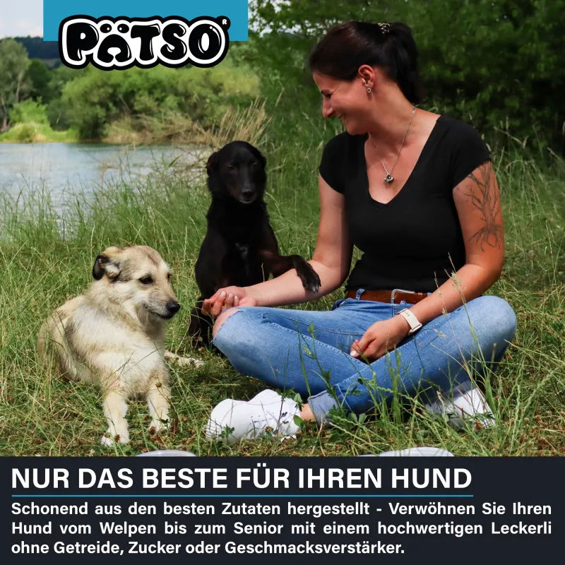 PÄTSO Hunde Snack 500g - Huhn + Lachs - Soft Bone