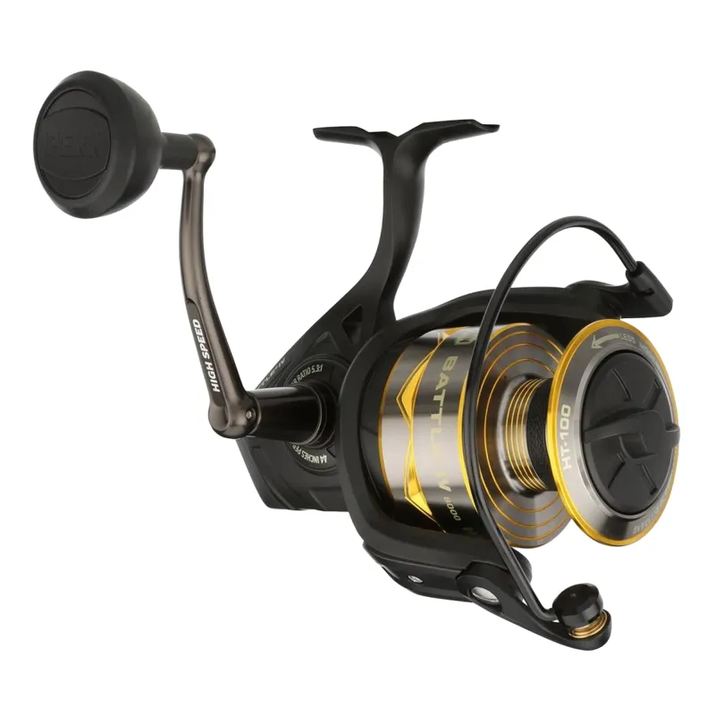 Penn Battle® IV Spinning Reel 8000HS FD - 335m/ 0,46mm - 5,3:1 - 785g