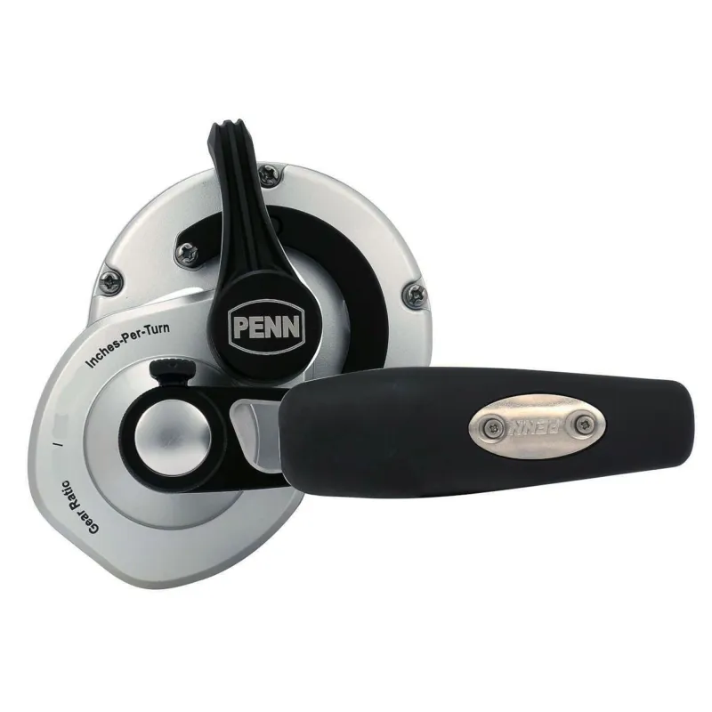 Penn Fathom™ II Lever Drag 2 Speed 40N LH - 375m/ 0,54mm - 6,0:1 - 683g
