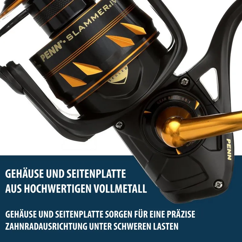 Penn Slammer IV 3500 - 330m/0,23mm - 6,2:1 - 395g