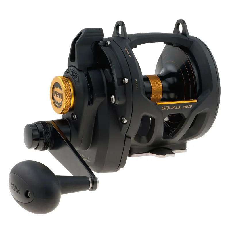 Penn Squall 16VS Lever Drag 2-Speed 995m/0,38mm - 4,5:1/2,1:1 - 1089g