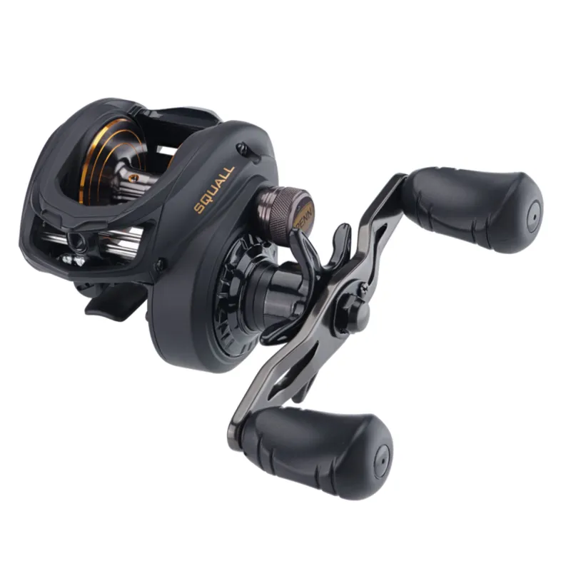 Penn Squall Low Profile 300 LP LFT Hand BX 220m/ 0,32mm - 7,3:1 - 265g
