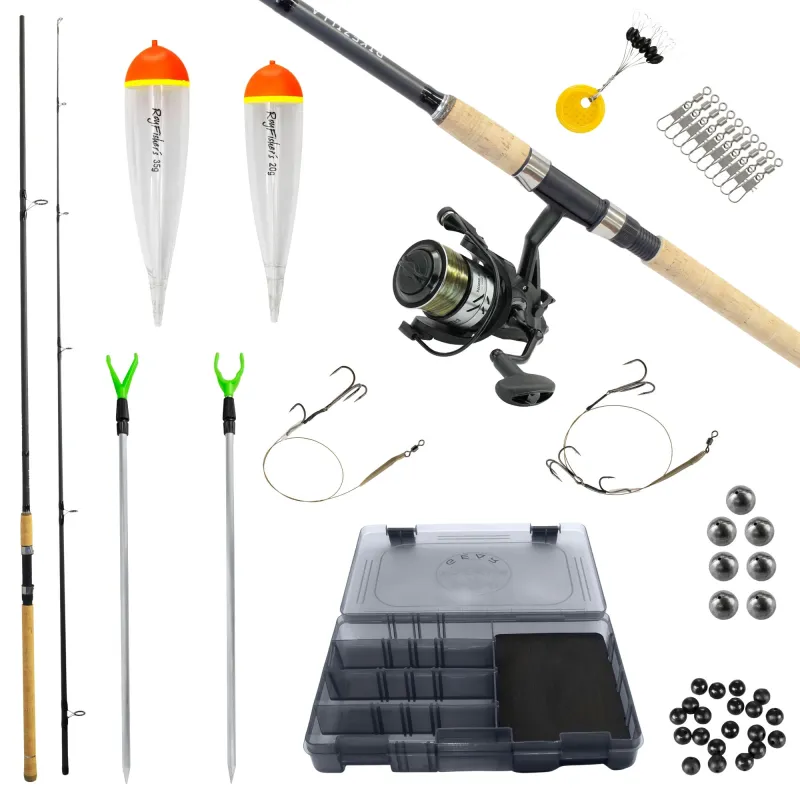 Pike Attack - Deadbait-set "All in" Rute + Rolle + Schnur inkl Zubehör