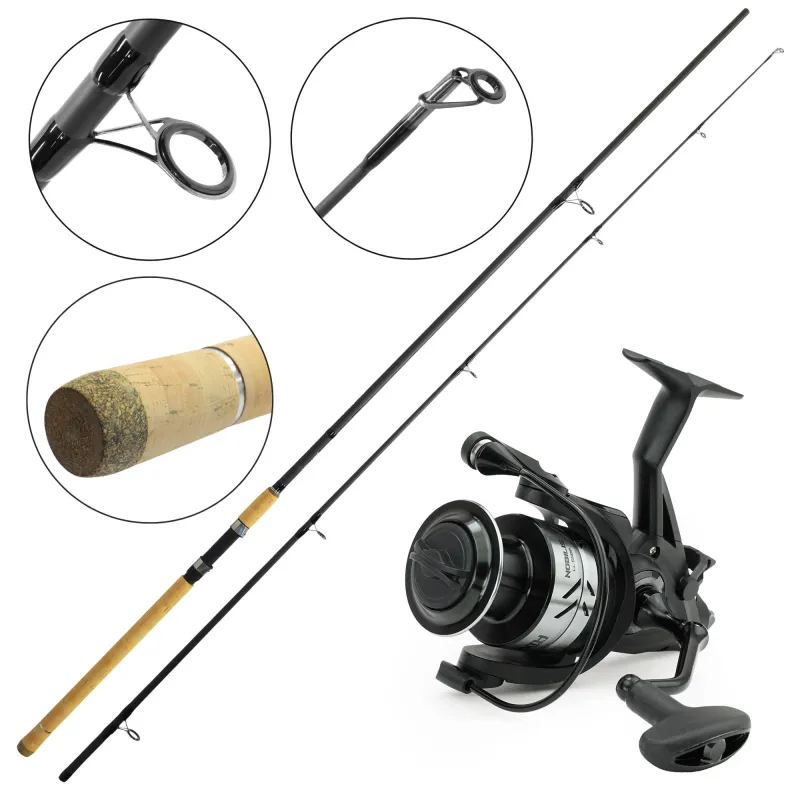 Pike Attack - Deadbait-set "All in" Rute + Rolle + Schnur inkl Zubehör