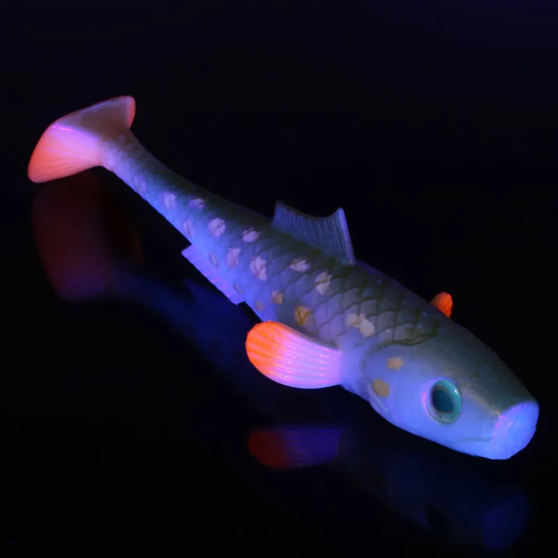 Pikezilla Pikezilla Shad mit Stingersystem MT-Lures Pikezilla Hecht Shad 1 Stück 25cm UV Panic Pike