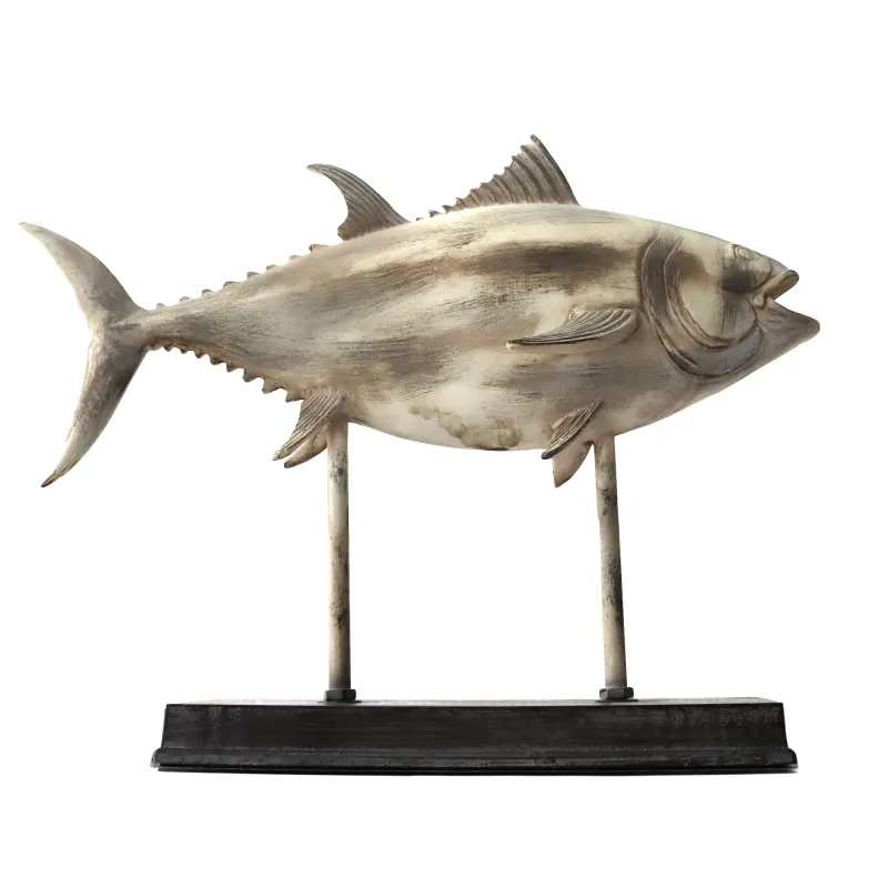 Polyresin Fish Deco "Tuna" 43cm x 12cm x 32cm