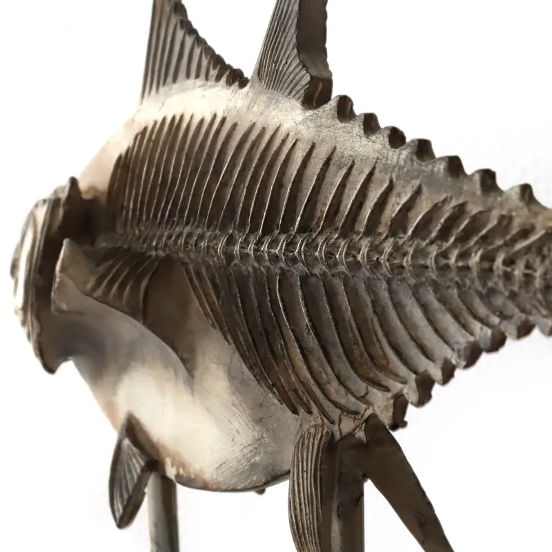 Polyresin Fish Deco "Tuna" 43cm x 12cm x 32cm