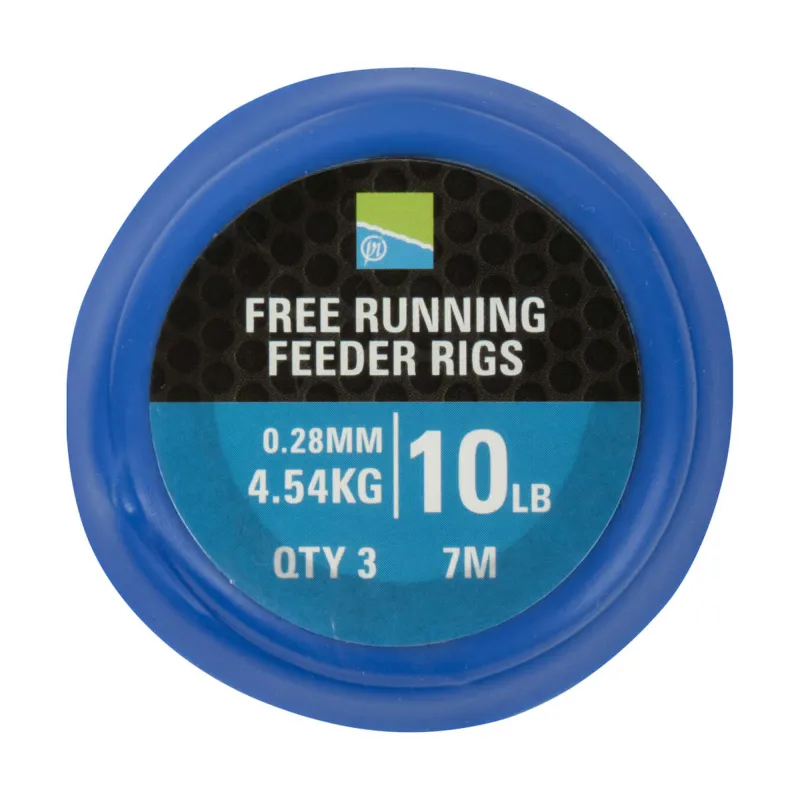 Preston Free Running Feeder Rigs 3Stück