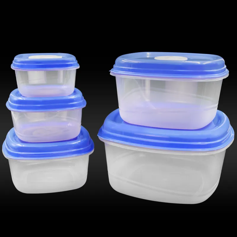 PrinceWare Fresh Box Set 5-tlg. eckig 375 - 3200ml mit Lüftung Blau