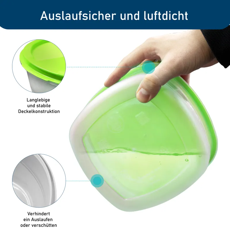 PrinceWare Fresh Box Set 8-tlg. eckig 100 - 5550ml Grün