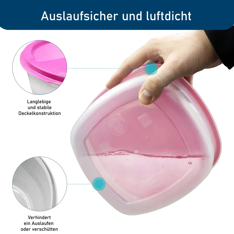 PrinceWare Fresh Box Set 8-tlg. eckig 100 - 5550ml Pink