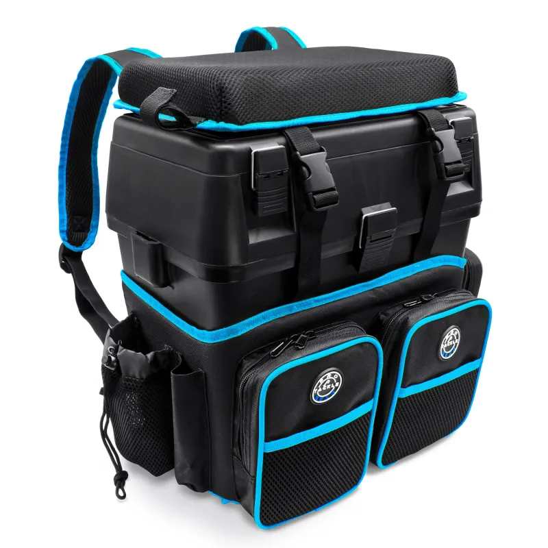 Pro Tackle Allround Sitzkiepe + 38 x 25 x 38,5 - Schwarz