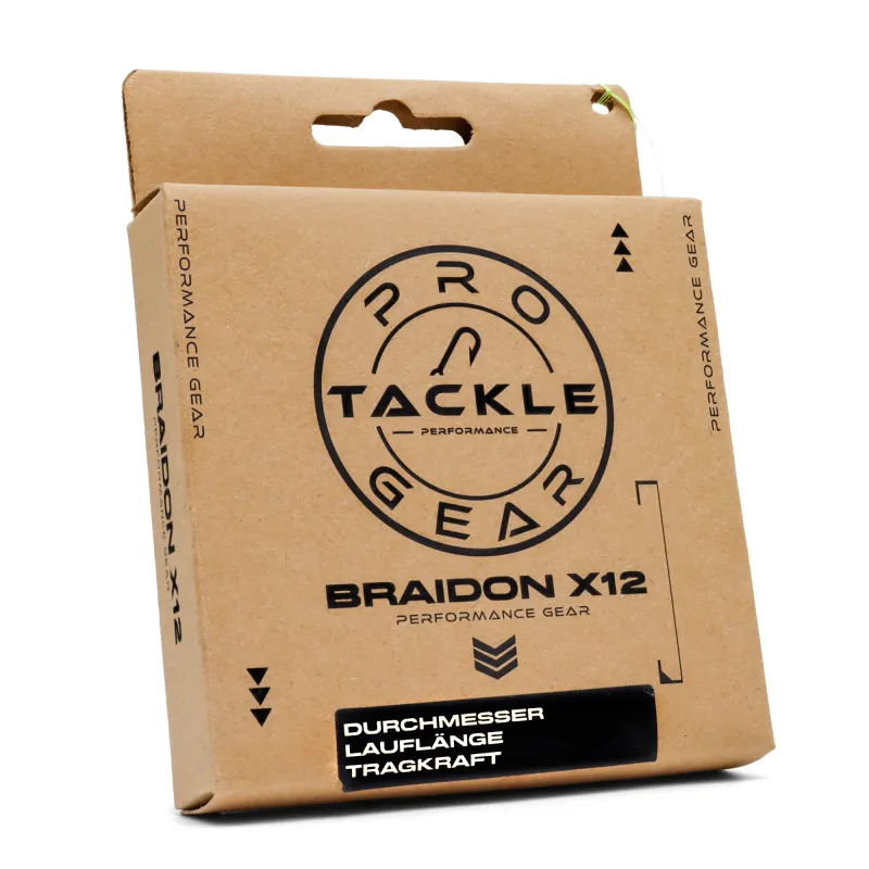 Pro Tackle BraidOn X12 Camo Fluo Green - 0.25mm - 22Kg - 135m