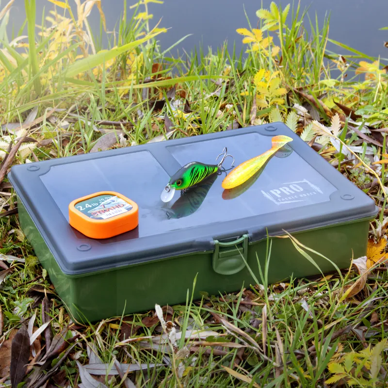 Pro Tackle Carp Tackle Box 27 x 20 x 5,5 cm - grün - 1Stück