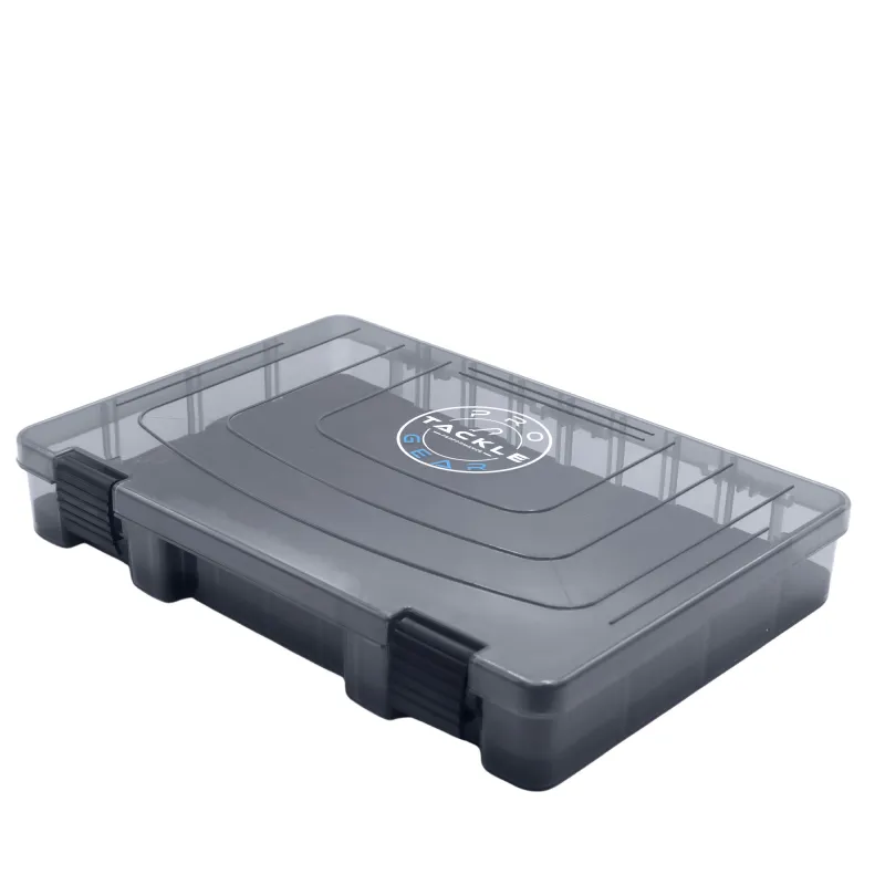 Pro Tackle Jig & Rig Box II Foam grau - 28x19,5x4,5