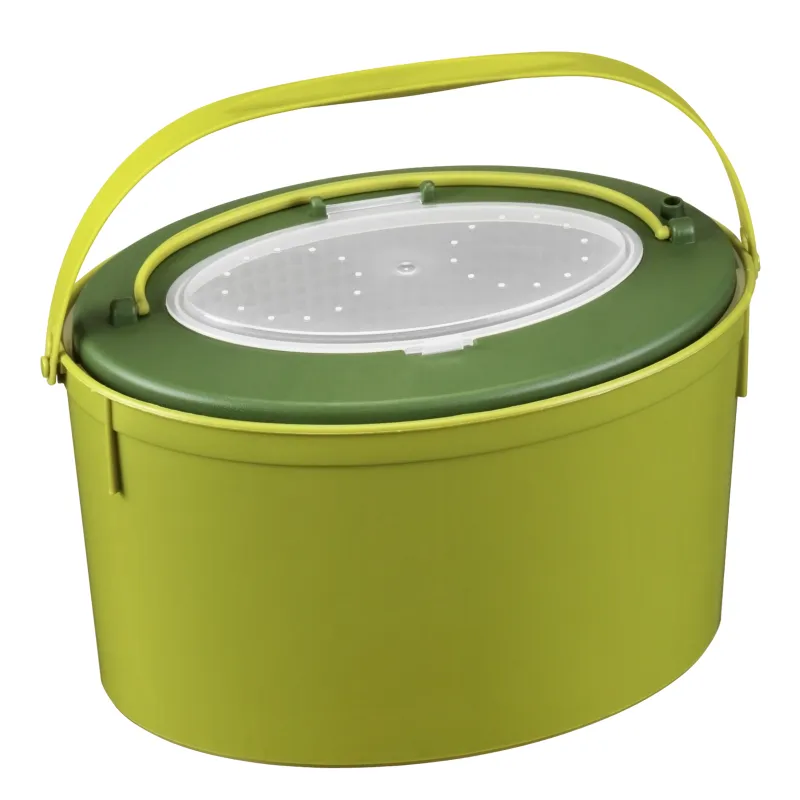 Pro Tackle Köderfischeimer oliv-grün - 7l