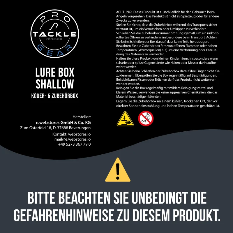 Pro Tackle Lure Box Shallow 3er Set 3 Stück
