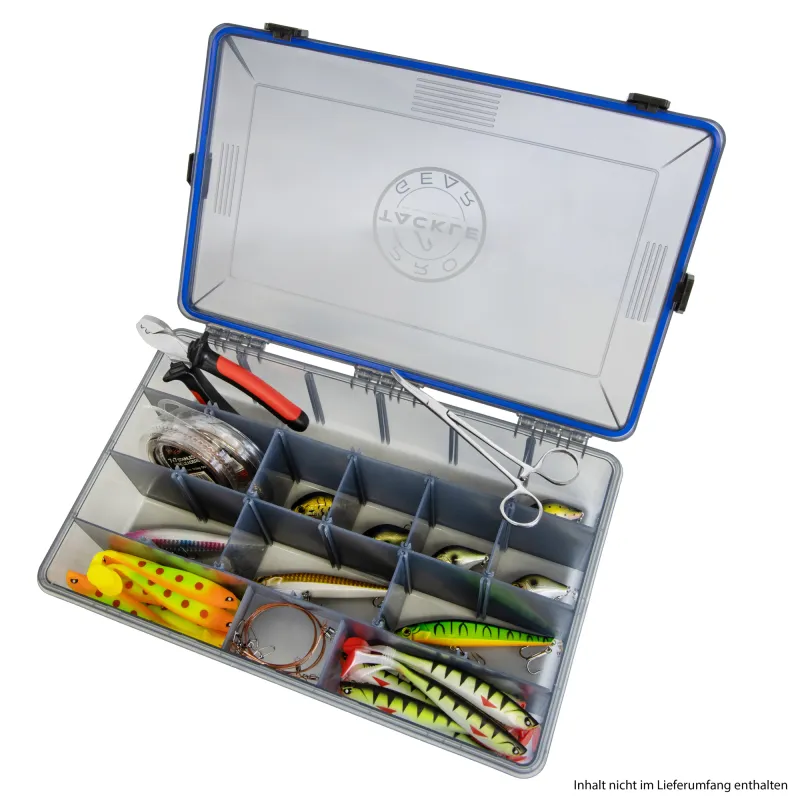 Pro Tackle Lure Box Deep grau - 35,5 x 23 x 9,2 cm