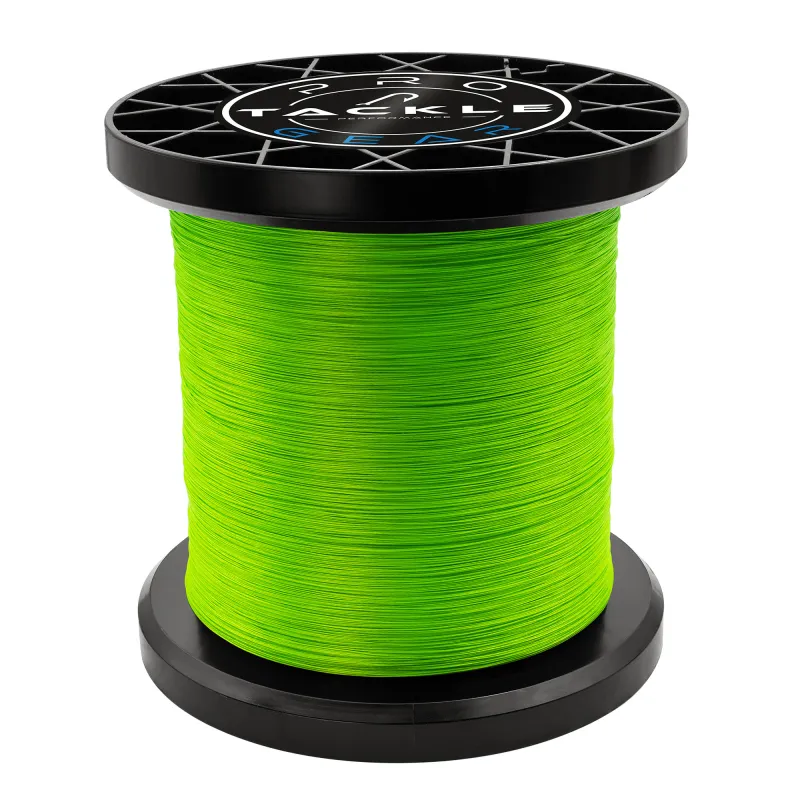 Pro Tackle Q-Superline 8-Braid 0,12mm - fluo green - 9,0kg - 10m von der Großspule
