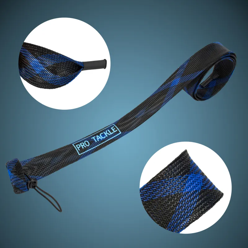 Pro Tackle Rod Sock Spinning 170cm - 4,0cm - schwarz/blau
