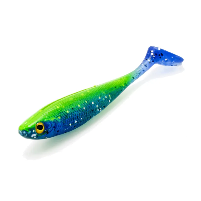 RD Rubber Duck Shad 9.5cm - Blue Lemon Ice - 6g - 5 Stück