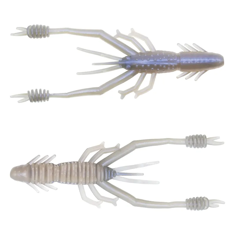 Reins Ring Shrimp 2" - Natural Pro Blue - 9 Stück