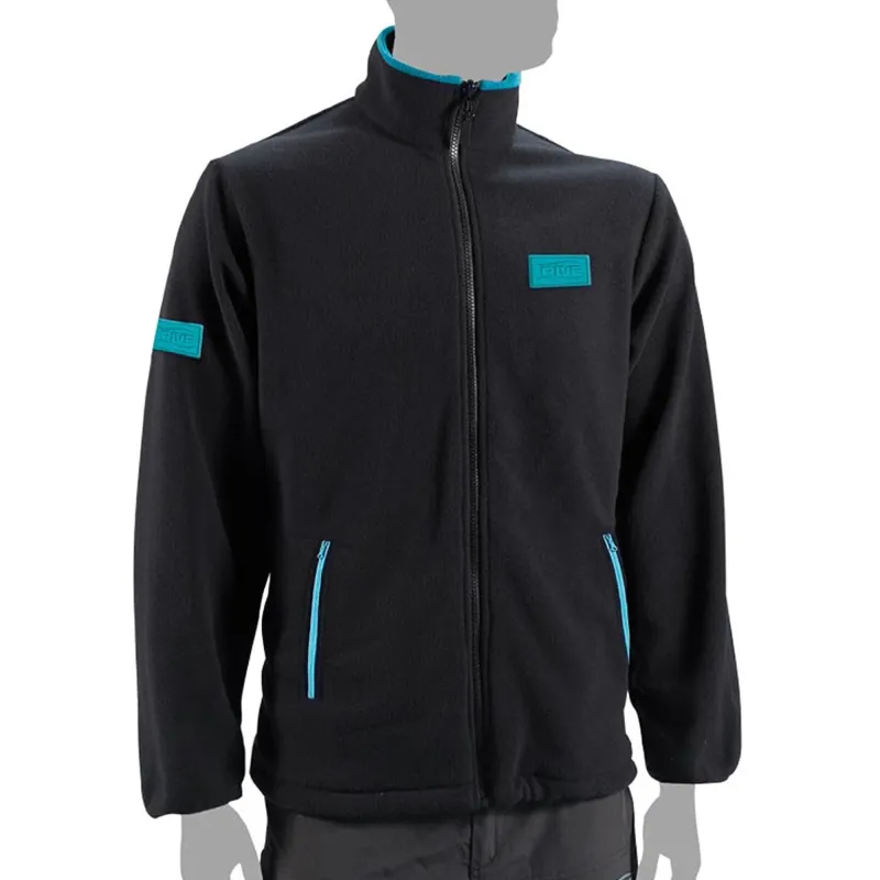 Rive Polar Fleecejacke Black Größe L