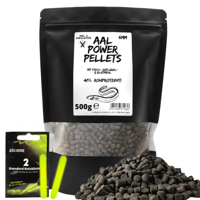Roy Fishers Aal Power Pellets 6mm - Braun