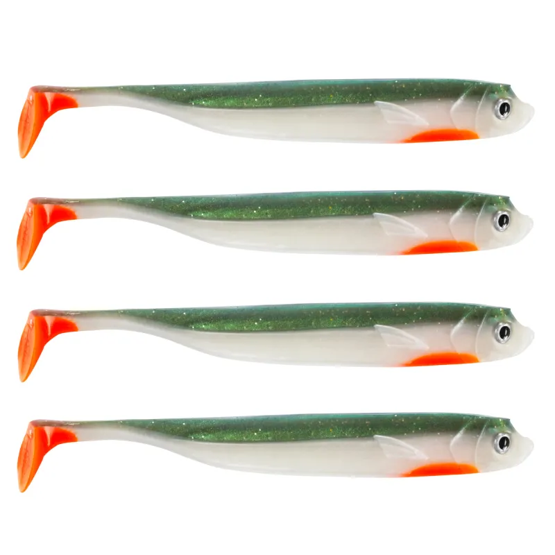 Roy Fishers Der Zander Gummifisch 15cm - Hot Natural - 15g - 4 Stück