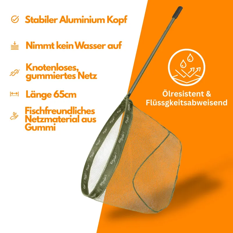Roy Fishers Gummierter Kescherkopf 65x55x42cm