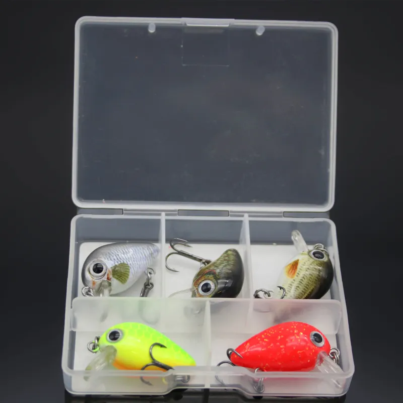 Roy Fishers Mini Crankbait Set Treble Hook mixed