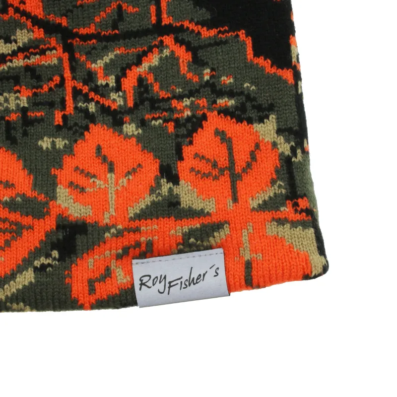 Roy Fishers Orange - Camou Beanie uni - orange camo