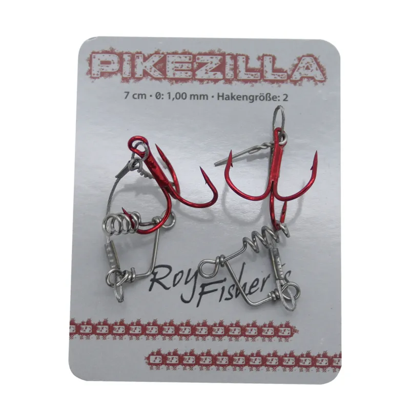 Roy Fishers Pikezilla Stingersystem für 13cm Gummifisch