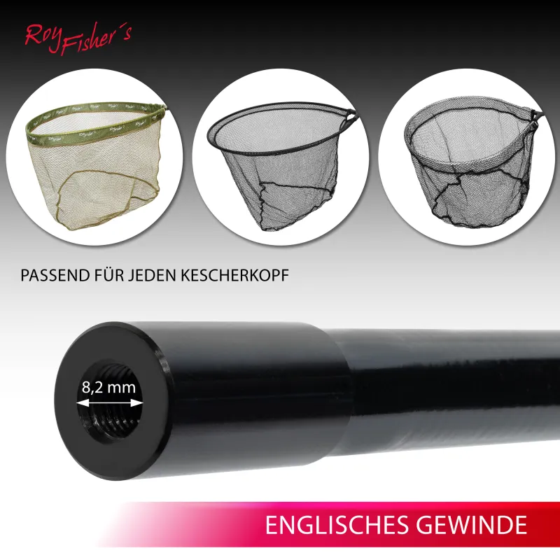 Roy Fishers Power Net Handle 2,00m