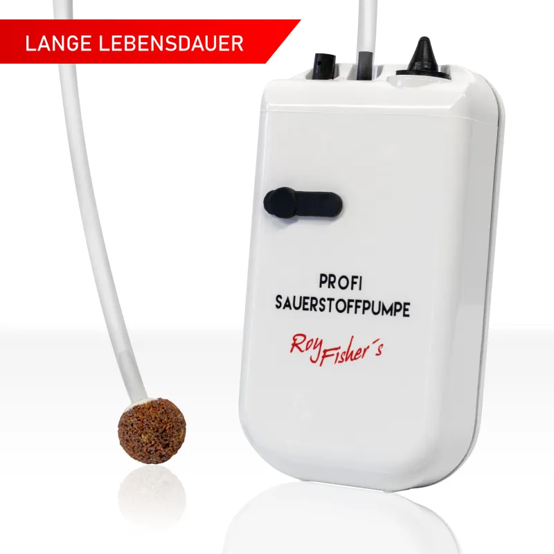 Roy Fishers Profi Sauerstoffpumpe mit 2 Geschwindigkeiten