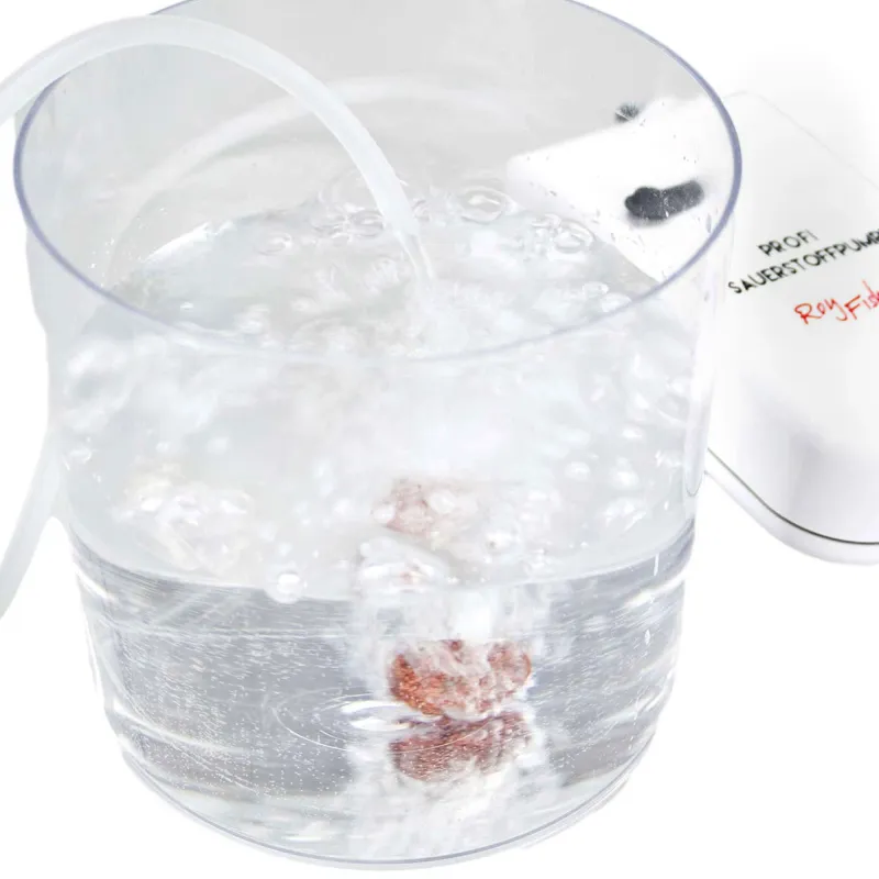 Roy Fishers Profi Sauerstoffpumpe mit 2 Geschwindigkeiten