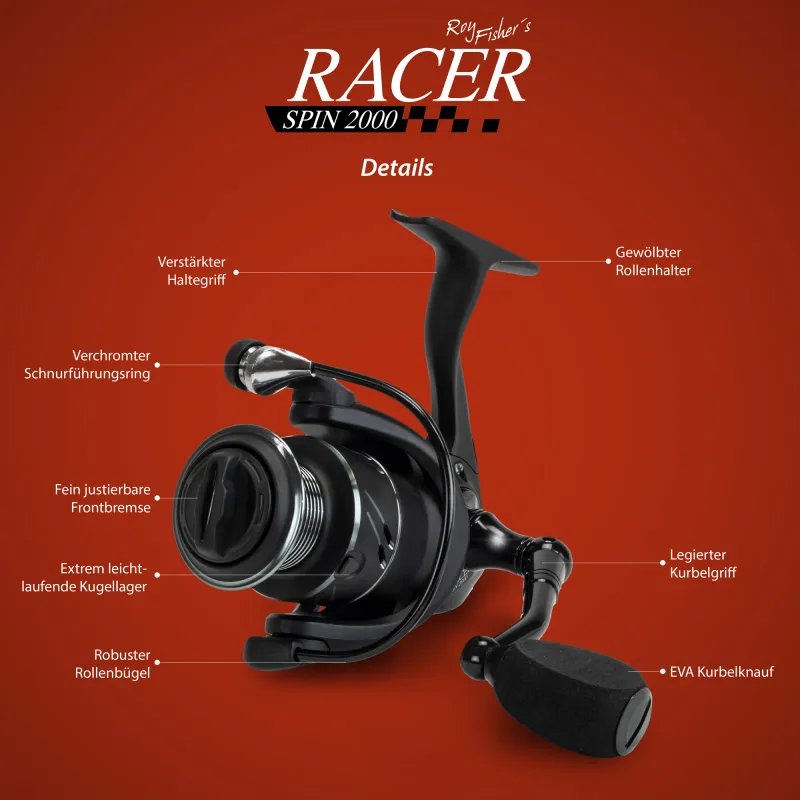 Roy Fishers Racer Spin 2000 200m/ 0,20mm - 5,0:1