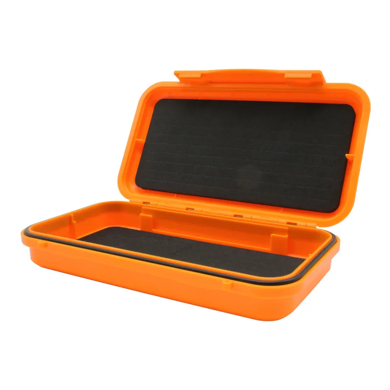 Roy Fishers Stinger/Jighead Box orange/schwarz - 19,5 x 11 x 4,2 cm