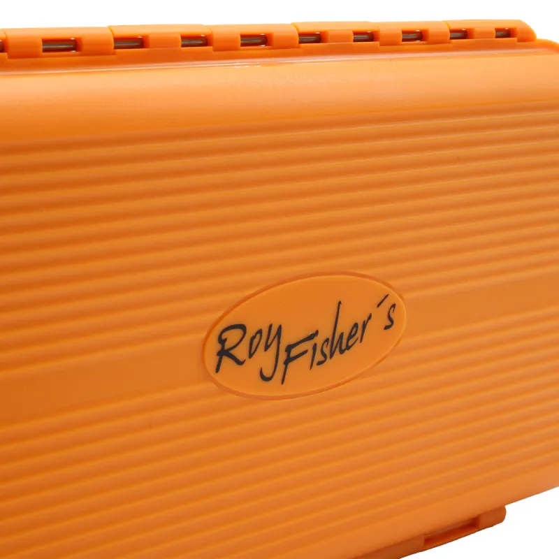 Roy Fishers Stinger/Jighead Box orange/schwarz - 19,5 x 11 x 4,2 cm