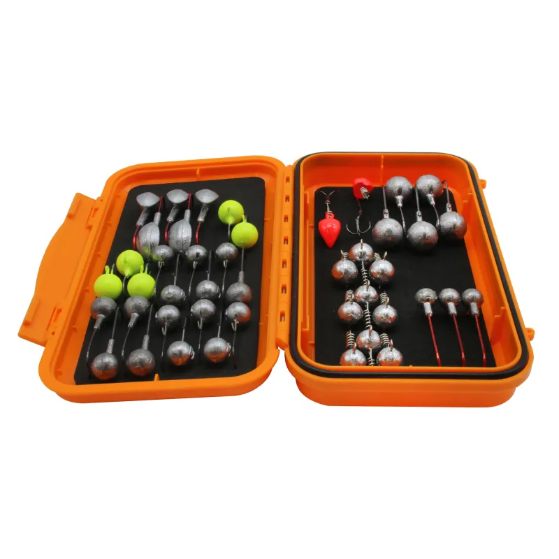 Roy Fishers Stinger/Jighead Box orange/schwarz - 19,5 x 11 x 4,2 cm